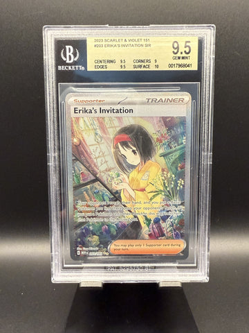 Erika's Invitation SIR #203 2023 Pokemon Scarlet and Violet 151 BGS 9.5