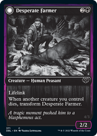 Desperate Farmer // Depraved Harvester [Innistrad: Double Feature]