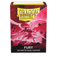 Dragon Shield: Standard 100ct Sleeves - Fury (Dual Matte)