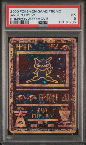 Ancient Mew # 2000 Pokemon Game Movie PSA 5 Pokemon 2000 Movie