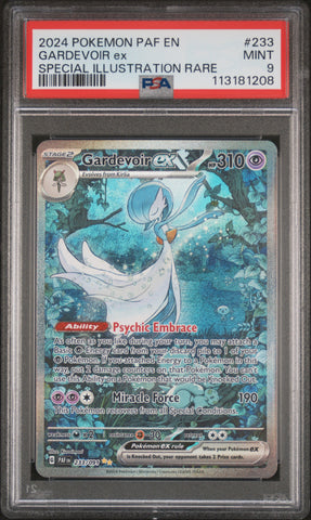 Gardevoir Ex #233 2024 Pokemon Paf En-Paldean Fates PSA 9 SIR