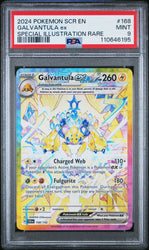 Galvantula Ex #168 2024 Pokemon Stellar Crown PSA 9 Special Illustration Rare