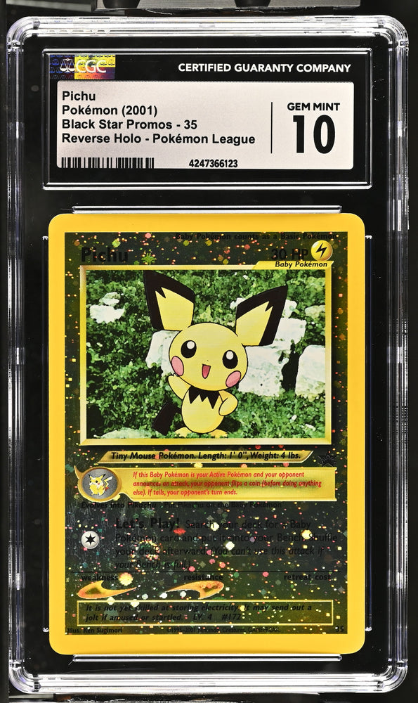 Pichu #35 2001 Black Star Promos CGC 10