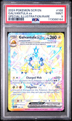 Galvantula Ex #168 2024 Pokemon Scr En-Stellar Crown PSA 9 SIR