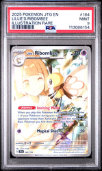 Lillie's Ribombee #164 2025 Pokemon Jtg En-Journey Together PSA 9