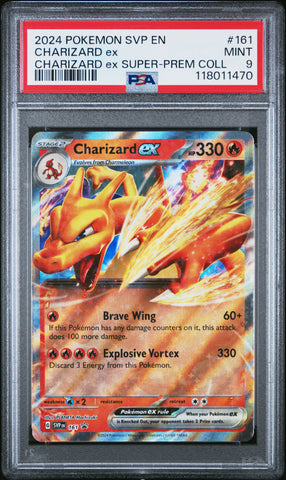 Charizard Ex #161 2024 Pokemon Svp En-Sv Black Star Promo PSA 9 Charizard Ex A