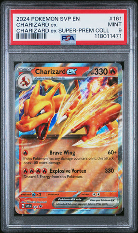 Charizard Ex #161 2024 Pokemon Svp En-Sv Black Star Promo PSA 9 Charizard Ex B