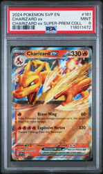 Charizard Ex #161 2024 Pokemon Svp En-Sv Black Star Promo PSA 9 Charizard Ex C