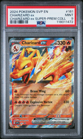 Charizard Ex #161 2024 Pokemon Svp En-Sv Black Star Promo PSA 9 Charizard Ex C
