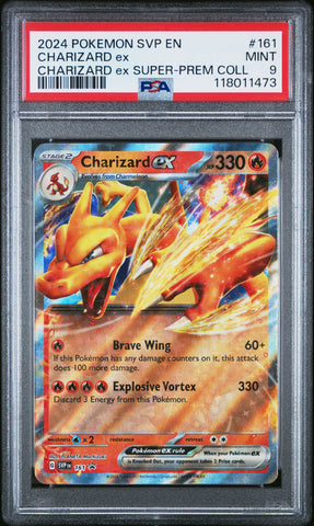 Charizard Ex #161 2024 Pokemon Svp En-Sv Black Star Promo PSA 9 Charizard Ex D