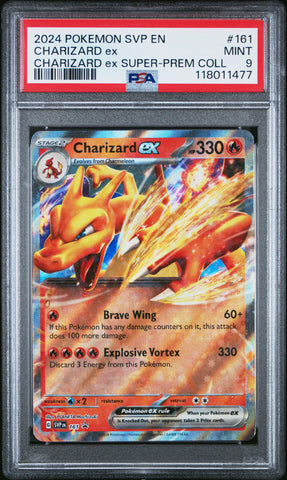 Charizard Ex #161 2024 Pokemon Svp En-Sv Black Star Promo PSA 9 Charizard Ex F