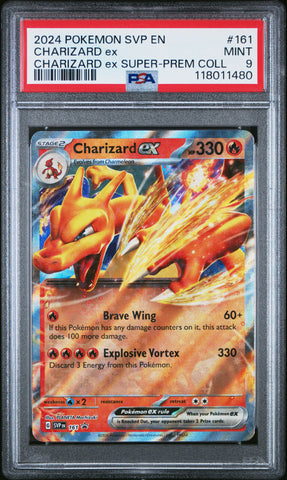 Charizard Ex #161 2024 Pokemon Svp En-Sv Black Star Promo PSA 9 Charizard Ex G