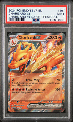 Charizard Ex #161 2024 Pokemon Svp En-Sv Black Star Promo PSA 9 Charizard Ex J