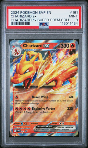 Charizard Ex #161 2024 Pokemon Svp En-Sv Black Star Promo PSA 9 Charizard Ex K