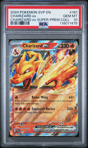 Charizard Ex #161 2024 Pokemon Svp En-Sv Black Star Promo PSA 10 Charizard Ex B