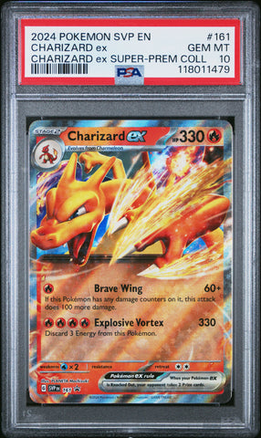 Charizard Ex #161 2024 Pokemon Svp En-Sv Black Star Promo PSA 10 Charizard Ex C