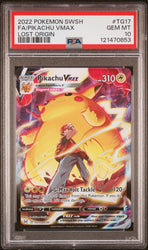Pikachu Vmax #TG17 2022 Pokemon Sword & Shield Lost Origin PSA 10 a