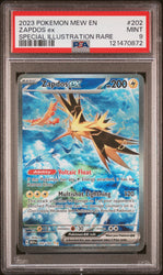 Zapdos Ex #202 2023 Pokemon Mew En-151 PSA 9 SIR