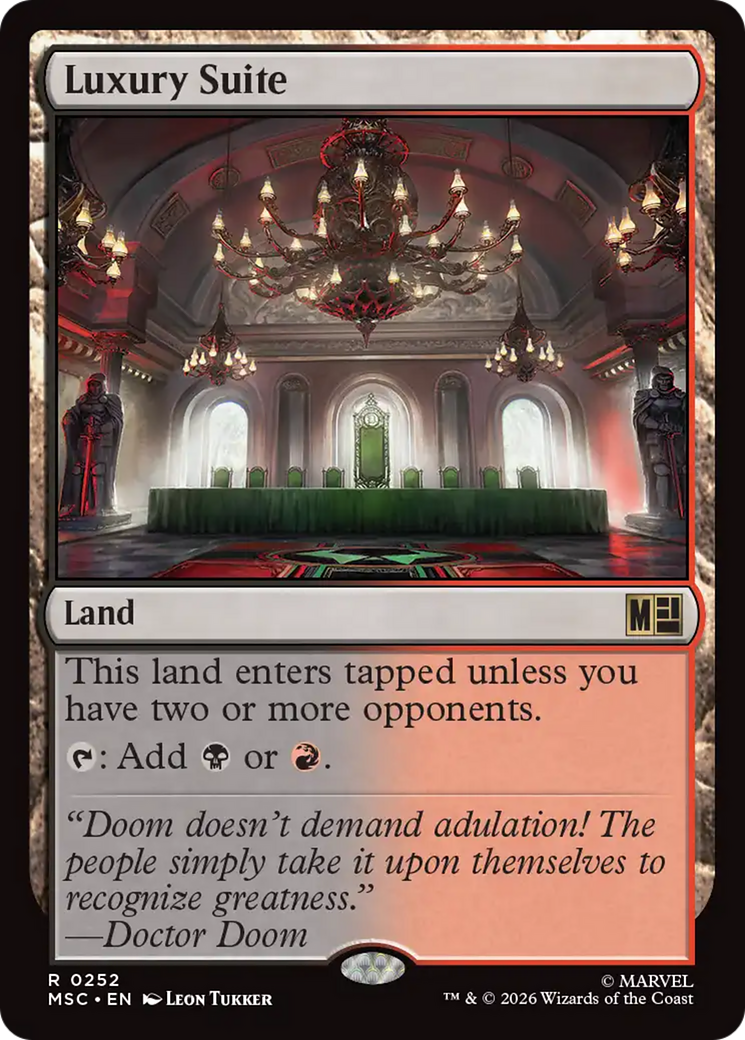 Luxury Suite (Surge Foil) [Marvel Super Heroes Commander]
