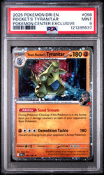 Rocket's Tyranitar #096 2025 Pokemon PSA 9 Pokemon Center Exclusive