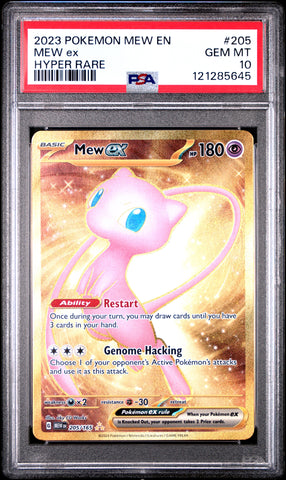 Mew Ex #205 2023 Pokemon Mew En-151 PSA 10 Hyper Rare