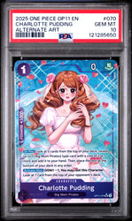 Charlotte Pudding #070 2025 One Piece Op11-A Fist Of Divine Speed PSA 10 Alt Art