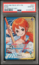 Nami #041 2025 One Piece Op11-A Fist Of Divine Speed PSA 10 Alternate Art