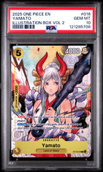 Yamato #016 2025 One Piece Promos PSA 10 Illustration Box Vol 2 a