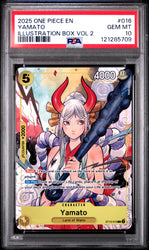 Yamato #016 2025 One Piece Promos PSA 10 Illustration Box Vol 2 b