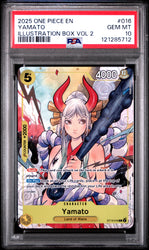 Yamato #016 2025 One Piece Promos PSA 10 Illustration Box Vol 2 e