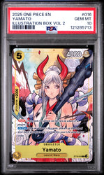 Yamato #016 2025 One Piece Promos PSA 10 Illustration Box Vol 2 f