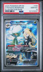 Cynthia's Roserade #184 2025 Pokemon Dri En-Destined Rivals PSA 10 IR