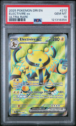 Electivire Ex #212 2025 Pokemon Dri En-Destined Rivals PSA 10 Ultra Rare