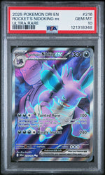 Rocket's Nidoking Ex #216 2025 Pokemon Dri En-Destined Rivals PSA 10 UR