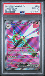Yanmega Ex #206 2025 Pokemon Dri En-Destined Rivals PSA 10 Ultra Rare b