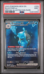 Blastoise Ex #200 2023 Pokemon Mew En-151 PSA 9 Special Illustration Rare
