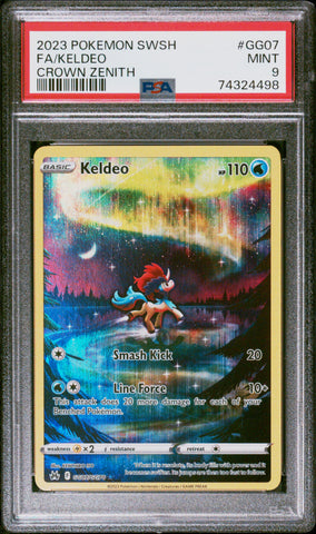 Fa/Keldeo #GG07 2023 Pokemon Sword And Shield Crown Zenith PSA 9 Crown Zenith