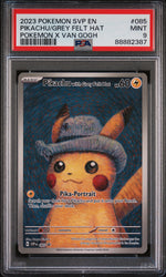Pikachu/Grey Felt Hat #085 2023 Pokemon Svp PSA 9 Pokemon X Van Gogh