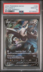 Fa/Lugia V #186 2022 Pokemon Sword & Shield Silver Tempest PSA 10 Silver Tempest