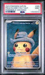 Pikachu/Grey Felt Hat #085 2023 Pokemon Svp En-Sv Black Star Promo PSA 9