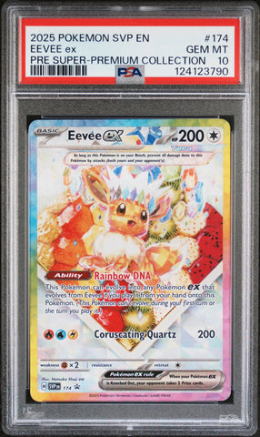 Eevee Ex #174 2025 Pokemon Svp En-Sv Black Star Promo PSA 10