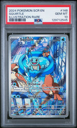 Squirtle #148 2024 Pokemon Scr En-Stellar Crown PSA 10 Illustration Rare a