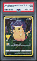 Pikachu #005 2021 Pokemon Celebrations PSA 7 b