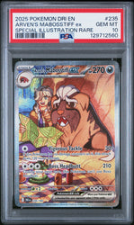 Arven's Mabosstiff Ex #235 2025 Pokemon Dri En-Destined Rivals PSA 10 SIR