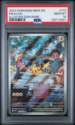 Pikachu #173 2023 Pokemon Mew En-151 PSA 10 Illustration Rare