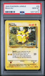 Pikachu #60 1999 Pokemon Jungle PSA 10 b