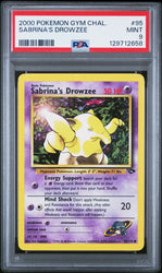 Sabrina's Drowzee #95 2000 Pokemon Gym Challenge PSA 9