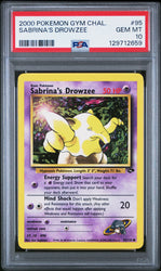 Sabrina's Drowzee #95 2000 Pokemon Gym Challenge PSA 10