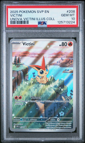 Victini #208 2025 Pokemon Svp En-Sv Black Star Promo PSA 10