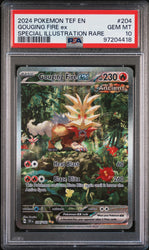 Gouging Fire Ex #204 2024 Pokemon Tef En-Temporal Forces PSA 10